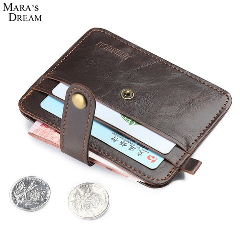 Mara's Dream Money Cluth Men Coin Purse High Quality PU Leather Hasp Womens Coin Purse Gift Wallets Purse Female