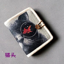 Load image into Gallery viewer, Mara's Dream 2018 Personalized Hand-painted Chinese Style National Wind Wallet Canvas Features Arts Lotus Pankou Purse Short