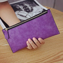Load image into Gallery viewer, Mara&#39;s Dream 2018 Women Wallets New Long Style Solid Color Zipper Candy Color Female wallet card holder coin purse Holders
