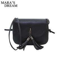 Load image into Gallery viewer, Mara&#39;s Dream 2019 Mini Women Messenger Bags Pu leather Women Shoulder Bag Tassel Solid Clutches Chain Women Crossbody Bags Tote