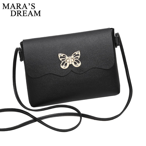 Mara's Dream 2019 Fashion Women Solid Shoulder Bag PU Solid Crossbody Bag Messenger Phone Coin Bag Small Bolsas Feminina Saco