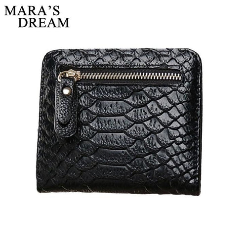 Mara's Dream  New Long Wallet Women Serpentine Pattern PU Leather Zipper Card Purse Bag Multifunction Monedero